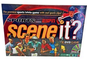 ESPN Scene it? Sports Powered by ESPN The DVD Game Complete Sports Trivia EUC
